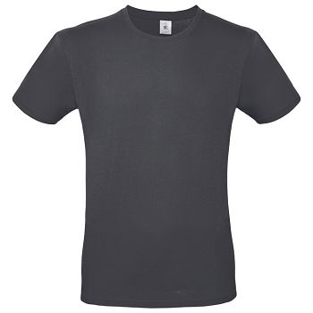 Majica kratki rukavi B&C #E150 tamno siva XL