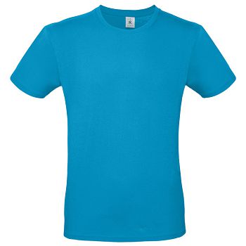 Majica kratki rukavi B&C #E150 atol plava S