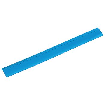 Ravnalo pvc 30 cm fleksibilno plavo!!