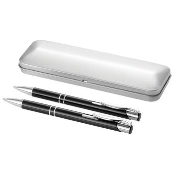 Garnitura olovka kemijska  olovka tehnička u metalnoj kutiji PF Concept 10619900 crna  150