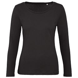 Majica dugi rukavi B&C Inspire LSL T/women 140g crna S!!