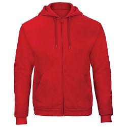 Majica dugi rukavi zip B&C ID.205 270g crvena 2XL!!