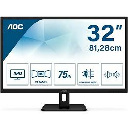AOC LED IPS 31,5" Q32E2N, HDMI, DP, zvu. 75Hz