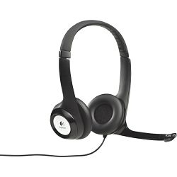 Logitech H390 slušalice s mikrofonom, USB, crna