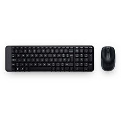 Logitech MK220 bežična tipkovnica i miš, crna