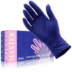 Nitrilne rukavice Maxter plave - veličina L