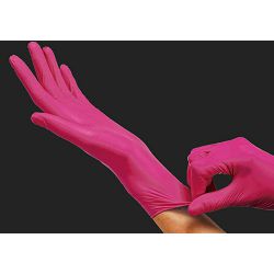 Nitrilne rukavice Maxter roze - veličina M