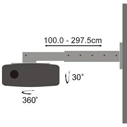 SBOX zidni nosač projektora PM-300-3.0, do 15kg