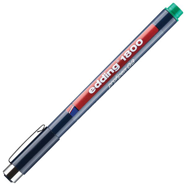 Flomaster za tehničko crtanje profipen 0,3mm Edding 1800 zeleni