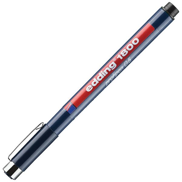 Flomaster za tehničko crtanje profipen 0,5mm Edding 1800 crni