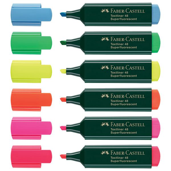 Signir 1-5mm 48 pvc etui Faber-Castell 154804/4boje blister