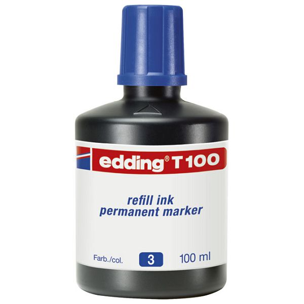 Tinta za marker permanentni  100ml Edding T100 crvena