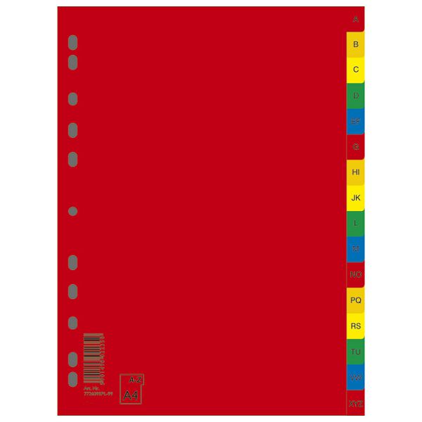 Pregrada plastična A4 A-Z kolor 16L Donau 7726095PL-99