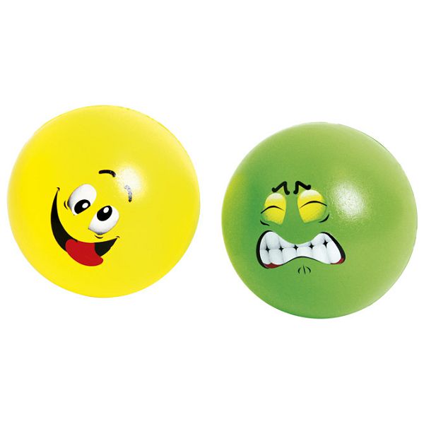 Loptica antistres fi-6cm Smiley Brunnen 10-27357 sortirano