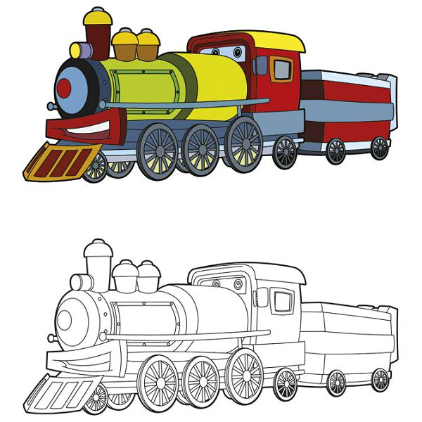 Bojanka B5 16 listova "Moje igračke-prijevozna sredstva" Connect