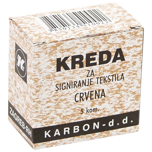 Kreda krojačka pk5 Karbon crvena