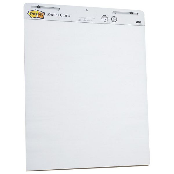 Blok-Flipchart 63,5x76,2cm 30L pk2 Post-it 3M.559