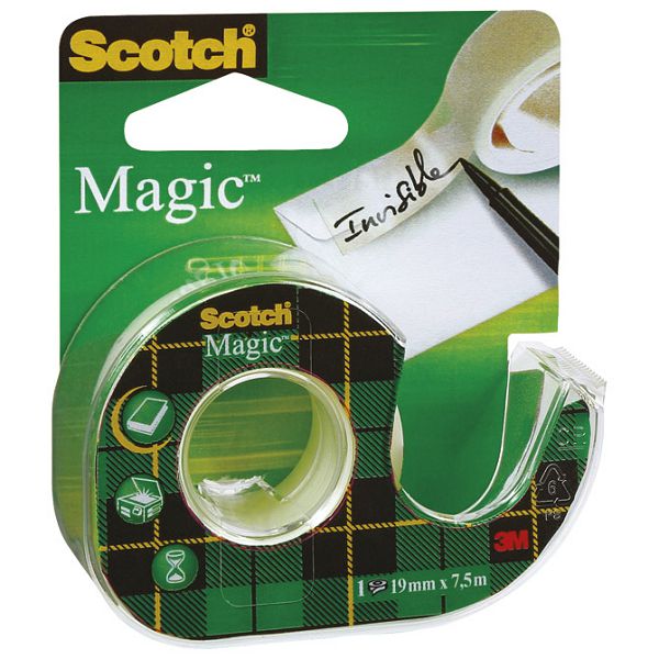 Traka ljepljiva nevidljiva 19mm/ 7,5m Scotch Magic 3M.blister