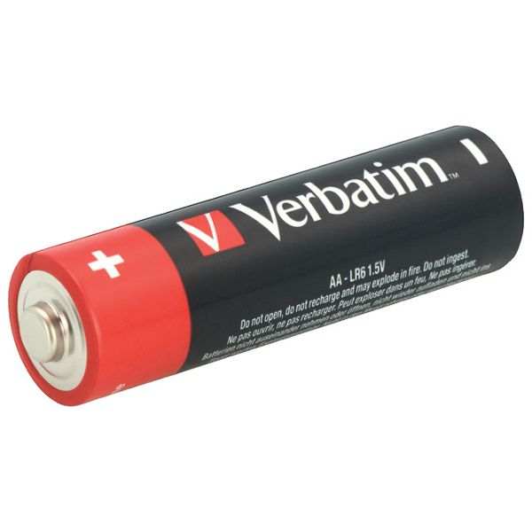 Baterija alkalna 1,5V AA pk4 Verbatim 49921 LR6 blister
