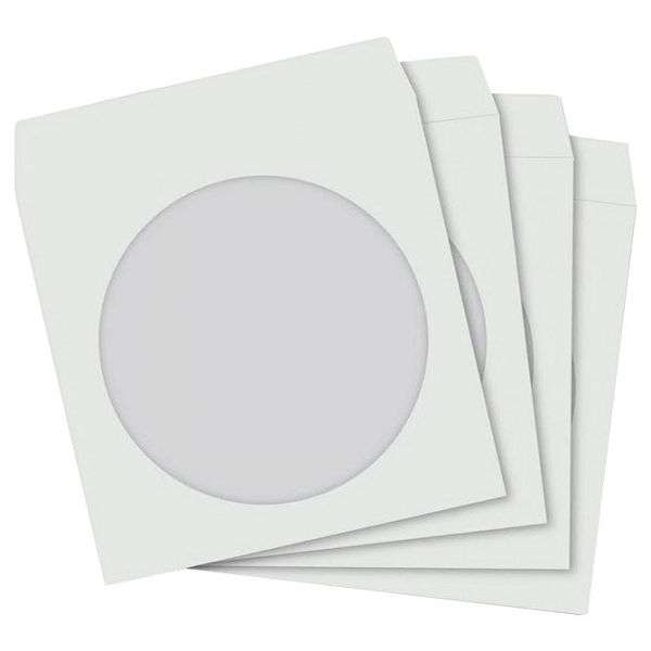 Etui za 1 CD papir s prozorom pk50 Verbatim 49992 bijeli