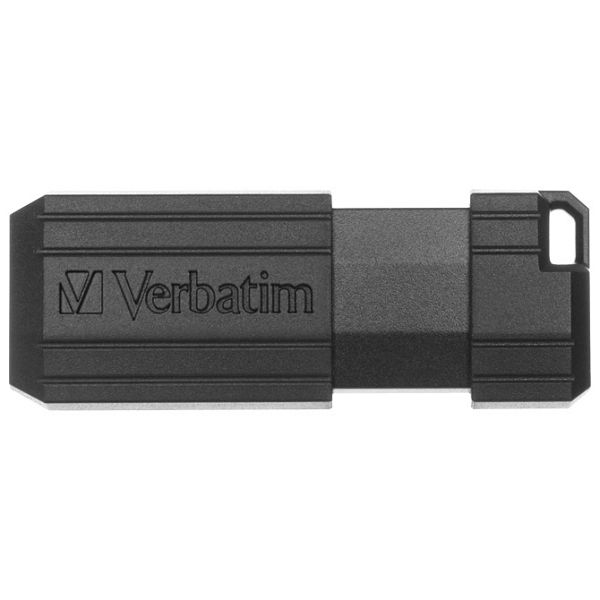Memorija USB 16GB 2.0 PinStripe Verbatim 49063 crna blister