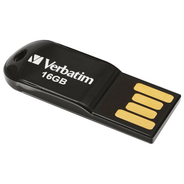 Memorija USB 16GB 2.0 StorenGo Micro Verbatim 44050 crna blister!!