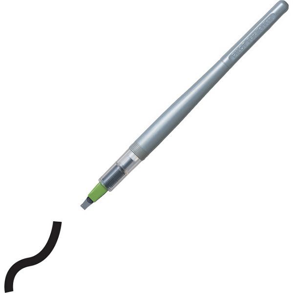 Nalivpero za kaligrafiju 3,8mm set Parallel pen Pilot FP3-38-SSN sivo/zeleno