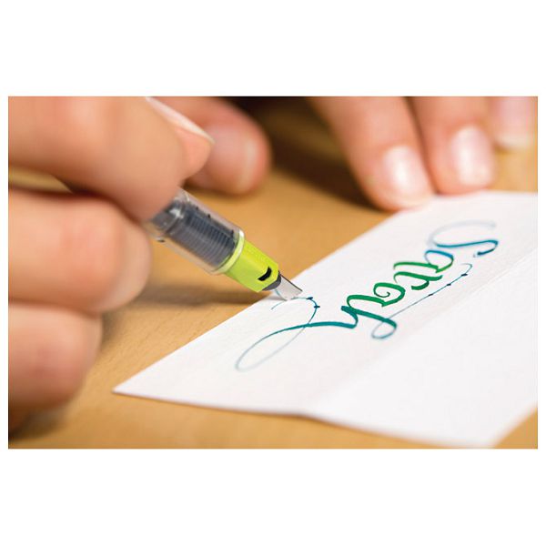 Nalivpero za kaligrafiju 3,8mm set Parallel pen Pilot FP3-38-SSN sivo/zeleno