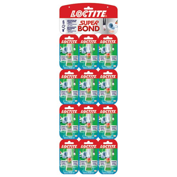 Ljepilo trenutačno  3g Loctite Super Bond Liquid Henkel 1409561 blister