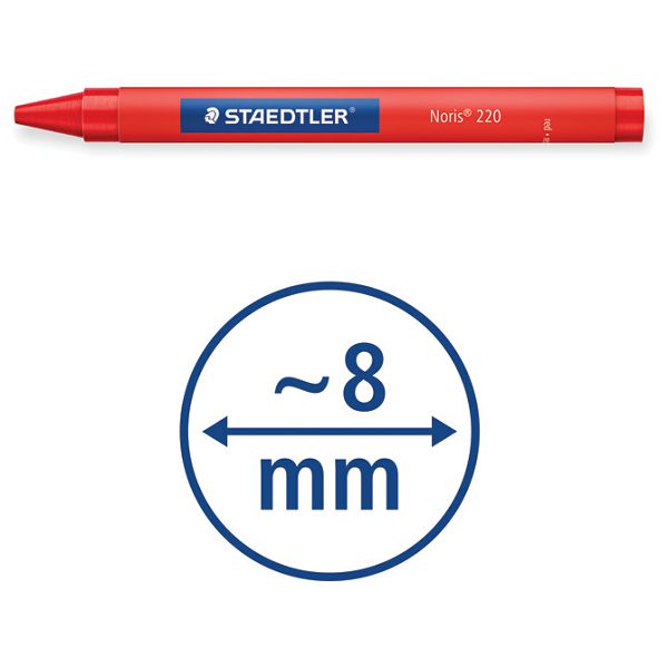 Boje voštane  8boja kartonska kutija Noris club Staedtler 220 NC8!!