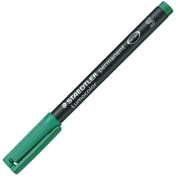 Marker permanentni 0,4mm reciklirani Lumocolor Staedtler 313-5 zeleni 