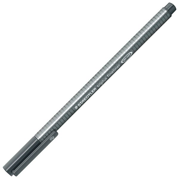 Flomaster fineliner 0,3mm Triplus Staedtler 334-8 sivi