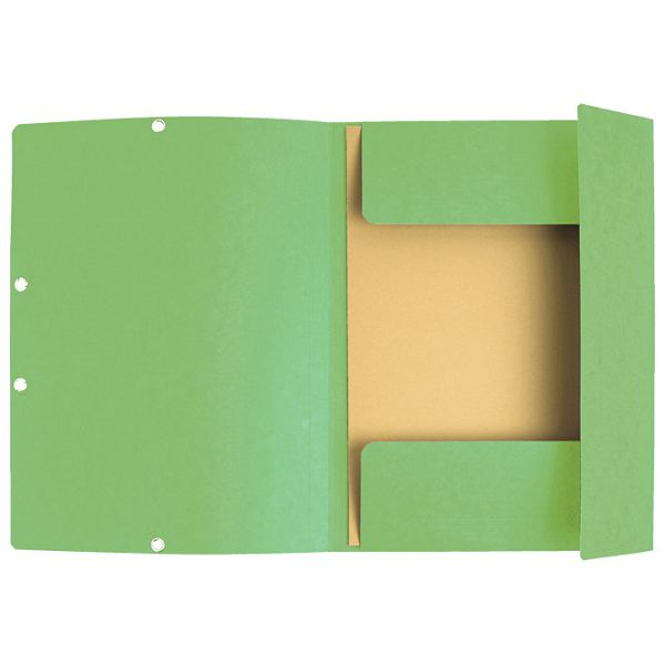 Fascikl klapa s gumicom chartreuse A4 Exacompta 55513E limeta zeleni