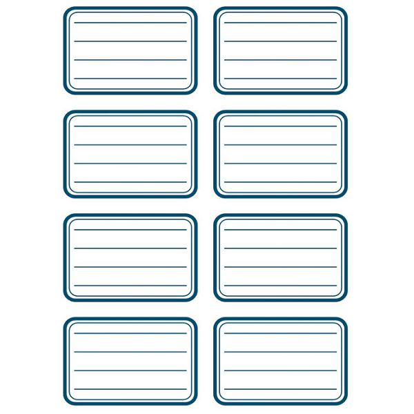 Etikete školske 8/1x5 linije sortirano