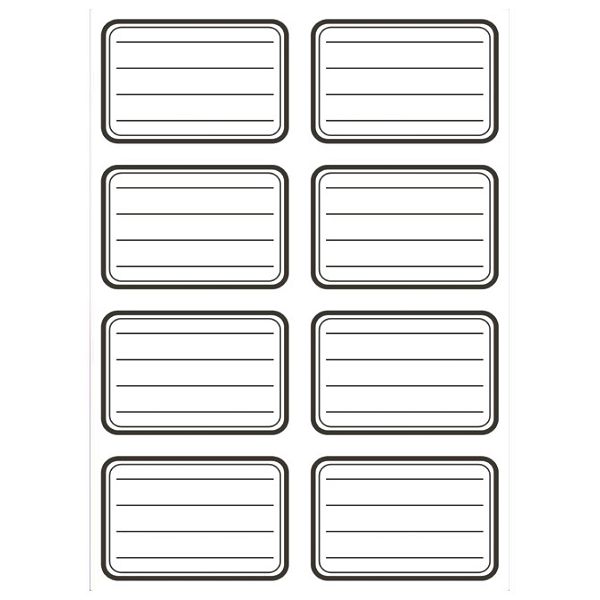 Etikete školske 8/1x5 linije sortirano