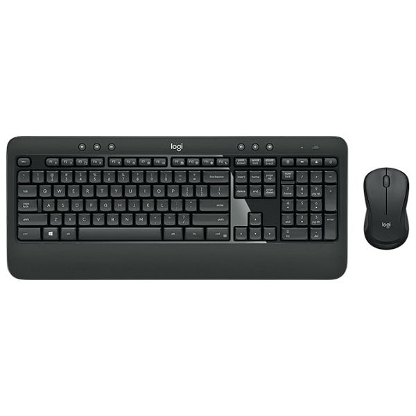 Tipkovnica + Miš bežični MK540 Logitech crna