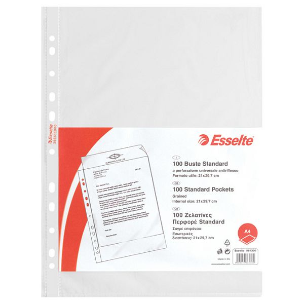 Fascikl uložni 23x33  80my pp mat Copy Safe pk100 Esselte 395697200