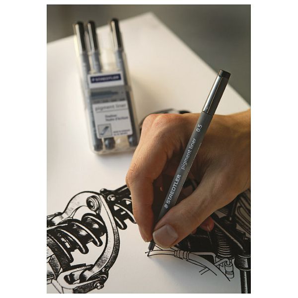 Flomaster za tehničko crtanje  0,05mm pigment liner Staedtler 308 005-9 crni 