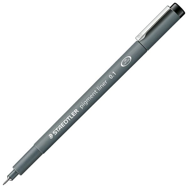 Flomaster za tehničko crtanje 0,1mm pigment liner Staedtler 308 01-9 crni 