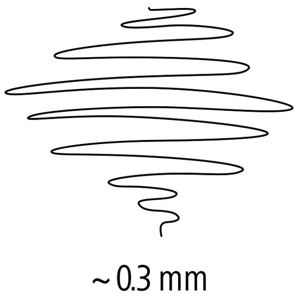 Flomaster za tehničko crtanje 0,3mm pigment liner Staedtler 308 03-9 crni 