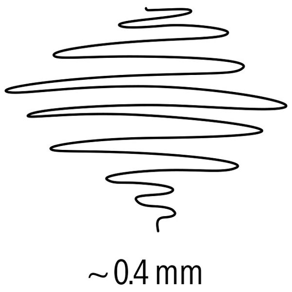 Flomaster za tehničko crtanje 0,4mm pigment liner Staedtler 308 04-9 crni 