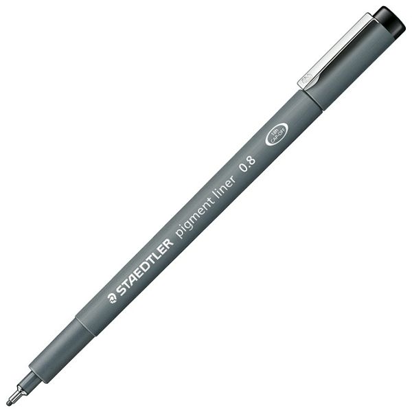 Flomaster za tehničko crtanje 0,8mm pigment liner Staedtler 308 08-9 crni 