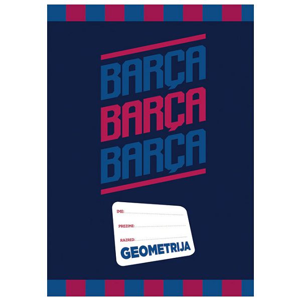 Obrazac školski geometrija Barcelona Mar-Mar!!