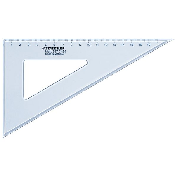 Trokut 21cm 60° Mars Staedtler 567 21-60