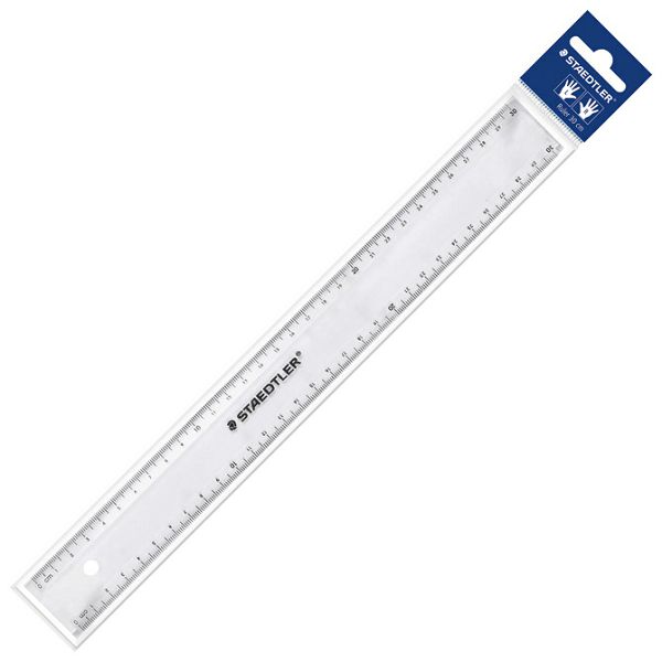 Ravnalo pvc 30cm fleksibilno nelomljivo Staedtler 562 30UF-S blister