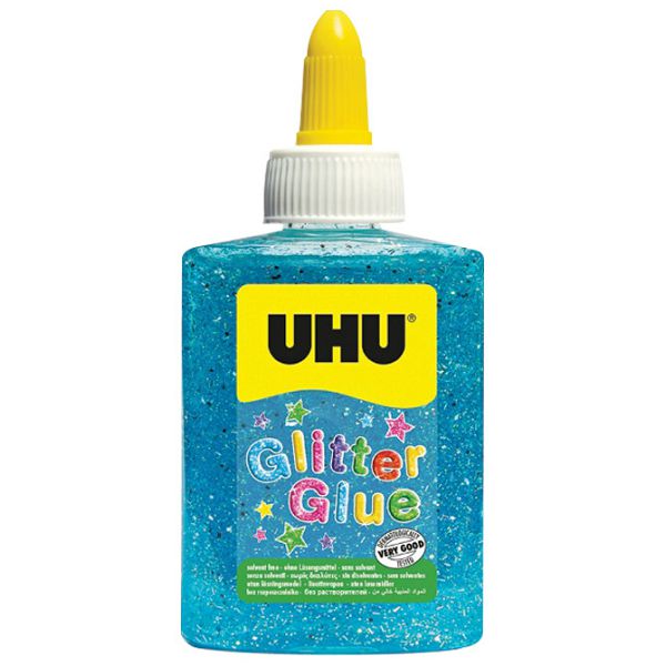 Ljepilo glitter glue 88ml UHU LO181813 plavo!!