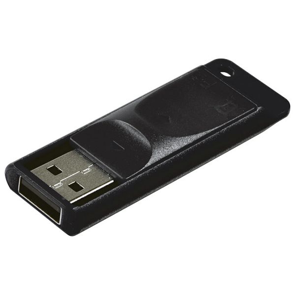 Memorija USB 16GB 2.0 StorenGo Slider Verbatim 98696 crni blister