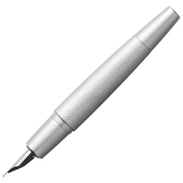 Nalivpero E-Motion Pure Silver (M) Faber-Castell 148670 srebrno-SELECTIVE