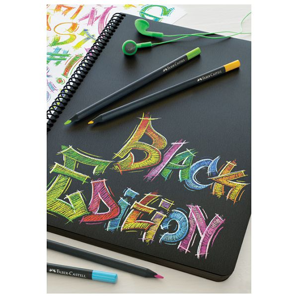 Boje drvene  12boja trokutaste Black Edition Faber-Castell 116412 blister