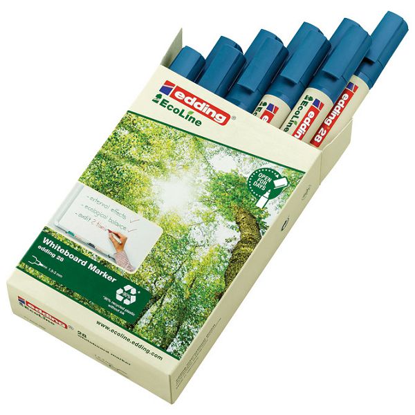 Marker za bijelu ploču 1,5-3mm EcoLine Edding 28 plavi